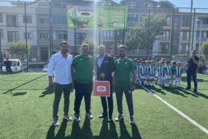 Başkanımız Hayrettin Gülgüler Gemlik Bursaspor Futbol Okulları'nı ziyaret etti